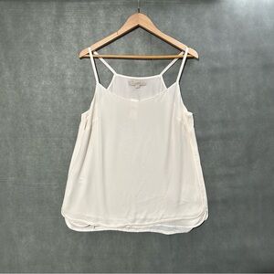 NWT Loft Ivory V-Neck Spaghetti Strap Camisole L